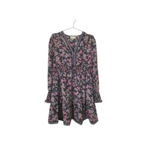 Melloday Floral longsleeve dress Size Large NWOT